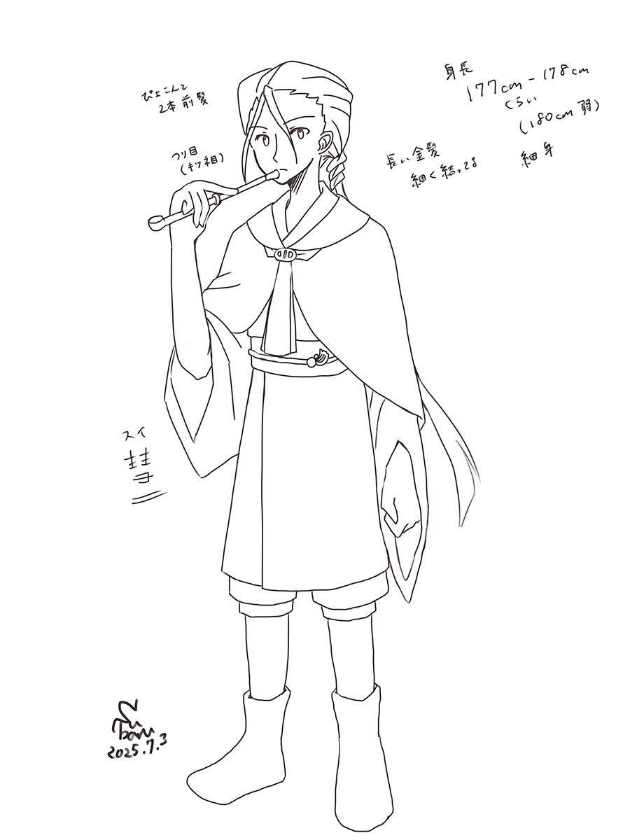 キャラらくがき