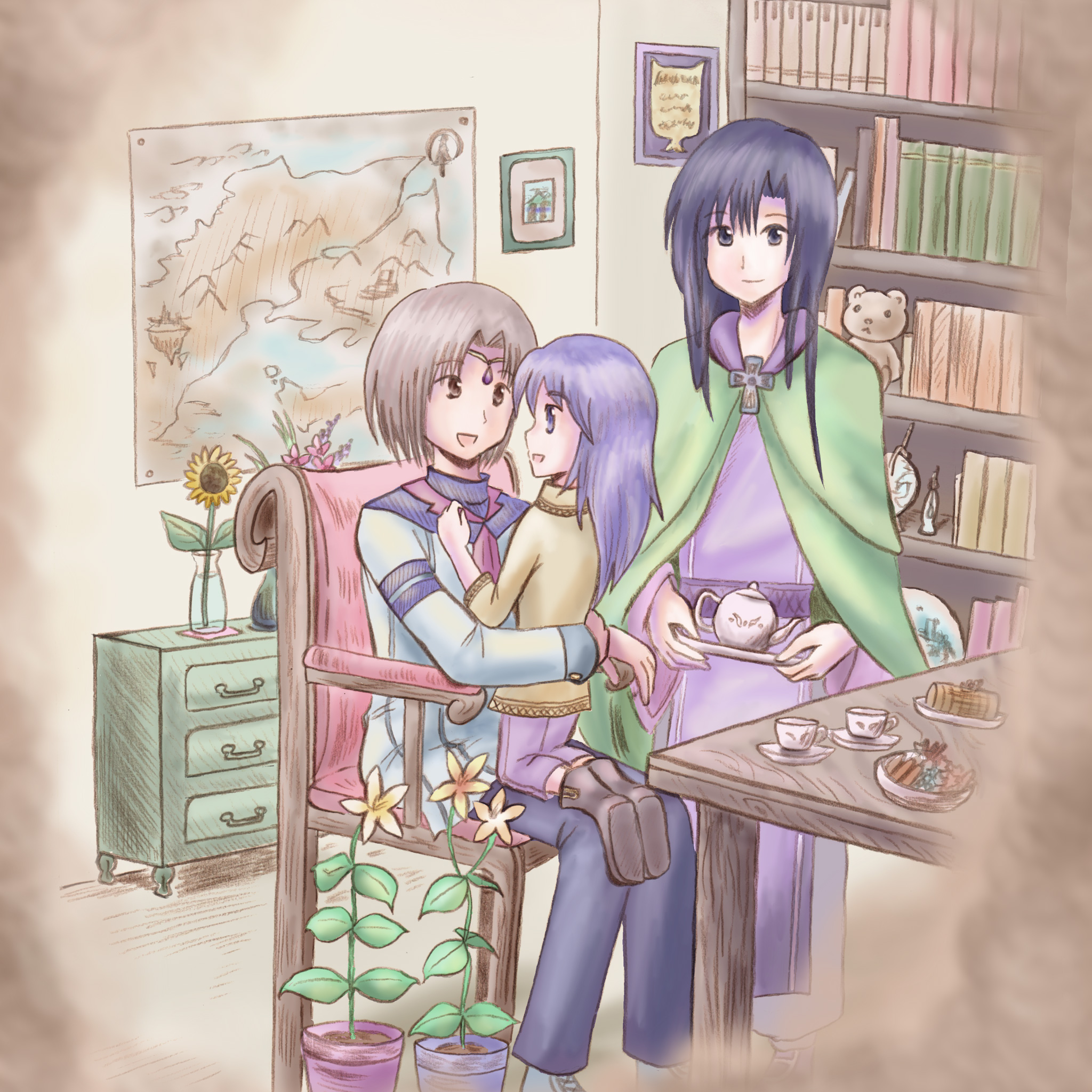 イラスト・王宮の一時