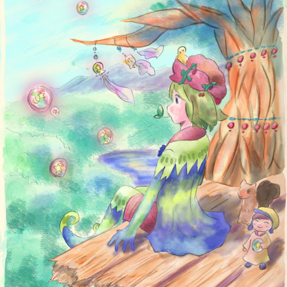 イラスト・樹音の妖精