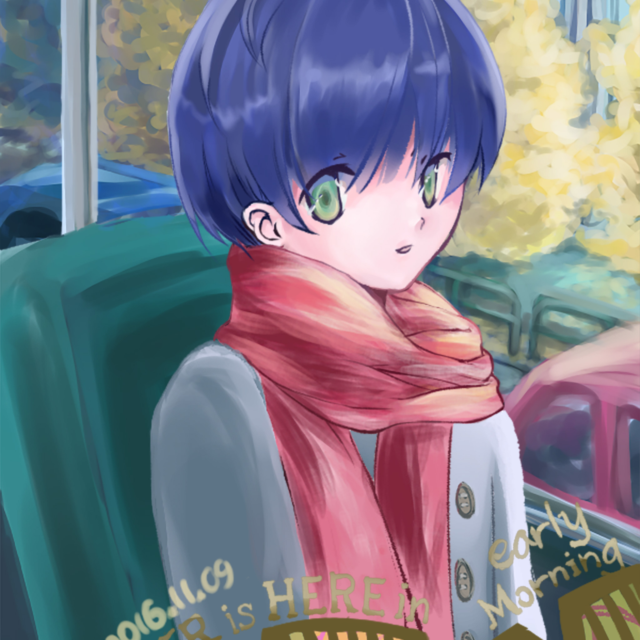 イラスト・冬の朝
