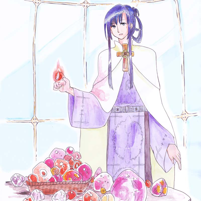 小説『七つの龍と銀の都』挿絵・みかげ