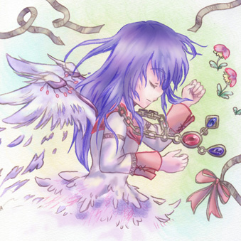 イラスト・しずみ（天使）